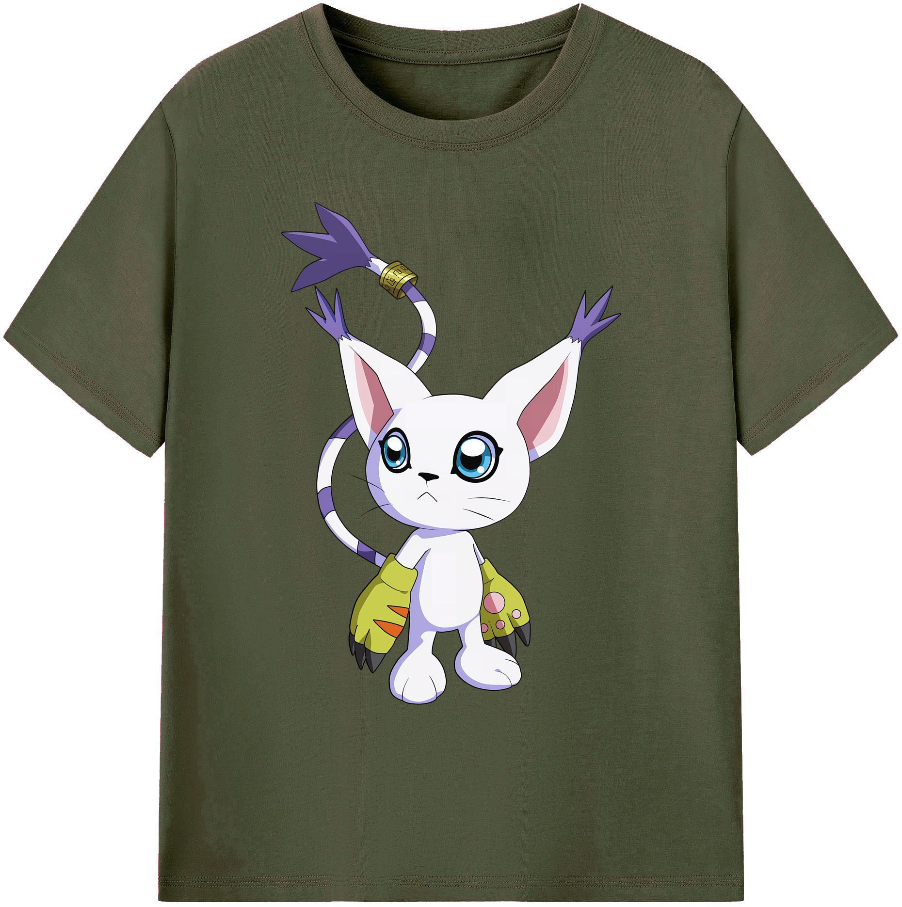 （画像用） Digimon デジタルモンスター/デジモン 綿100％ メンズ半袖Tシャツ｜肌触りやわらか＆通気性